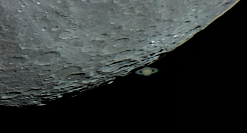 Occultation of Saturn